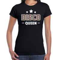 Disco verkleed t-shirt dames - jaren 80 feest outfit - disco queen