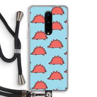 Dinosawrr: OnePlus 8 Transparant Hoesje met koord