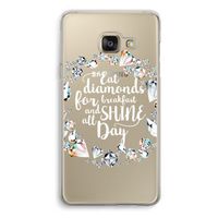 Diamonds: Samsung A3 (2017) Transparant Hoesje