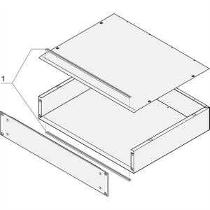 Schroff 20860132 19 inch Afdichtingsset voor patchkast