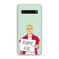 Gimme a call: Samsung Galaxy S10 5G Transparant Hoesje