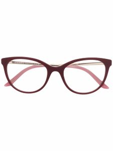 Prada Eyewear lunettes de vue à monture papillon - Rouge