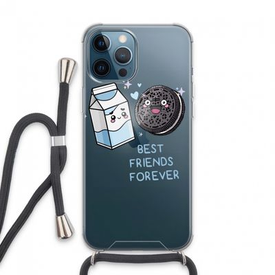 Best Friend Forever: iPhone 13 Pro Max Transparant Hoesje met koord
