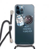 Best Friend Forever: iPhone 13 Pro Max Transparant Hoesje met koord