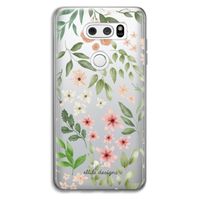 Botanical sweet flower heaven: LG V30 Transparant Hoesje