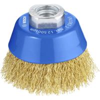 Bosch Accessories 1608614020 Komborstel, messing, gegolfde draad, 70 mm, 0,3 mm, 12.500 omw/min, M 14 1 stuk(s) Bosch Accessories 1608614020 Komborstel, messing, gegolfde draad, 70 mm, 0,3 mm, 12.500 omw/min, M 14 1 stuk(s)