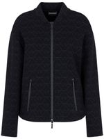 Emporio Armani veste bomber à imprimé graphique - Noir - thumbnail