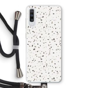 Terrazzo N°14: Samsung Galaxy A70 Transparant Hoesje met koord