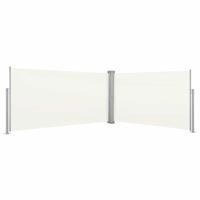 Windscherm uittrekbaar 160x600 cm crème