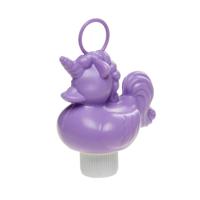 Lila paars eenhoorn badeendje badspeelgoed 12 cm
