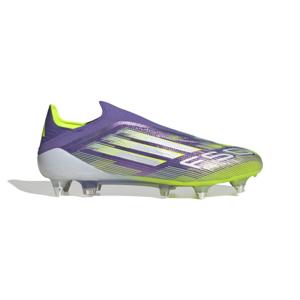adidas F50 Elite Veterloze IJzeren-Nop Voetbalschoenen (SG) Paars Wit Neongeel