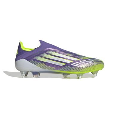 adidas F50 Elite Veterloze IJzeren-Nop Voetbalschoenen (SG) Paars Wit Neongeel