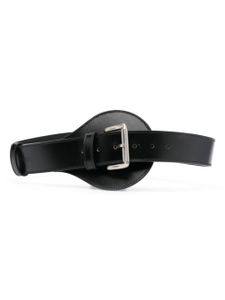 Gianfranco Ferré Pre-Owned ceinture en cuir à boucle (années 2000) - Noir