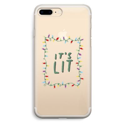 It's Lit: iPhone 7 Plus Transparant Hoesje