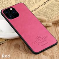 PINWUYO PIN Rui serie klassiek leer PC + TPU + PU leer waterdicht en anti-Fall all-inclusive beschermende shell voor iPhone XI 2019 (rood)