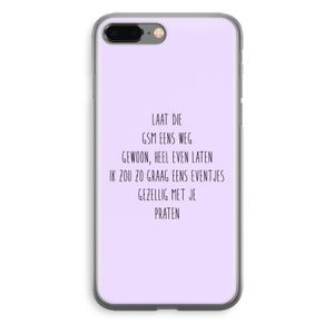 GSM: iPhone 8 Plus Transparant Hoesje