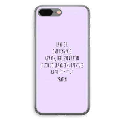 GSM: iPhone 8 Plus Transparant Hoesje