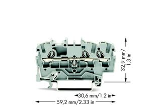 2002-1301  - Feed-through terminal block 5,2mm 24A 2002-1301