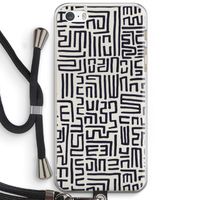 Moroccan Print: iPhone 5 / 5S / SE Transparant Hoesje met koord