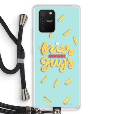 Always fries: Samsung Galaxy S10 Lite Transparant Hoesje met koord