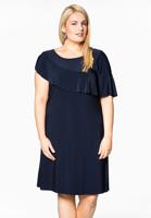 Yoek Jurk met volant | Blauw | Maat M