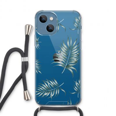 Simple leaves: iPhone 13 Transparant Hoesje met koord