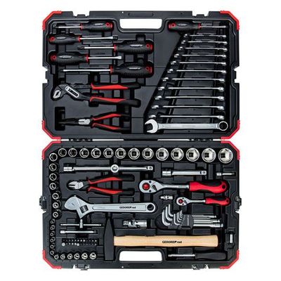 Gedore RED R46003100 100-delige Dopsleutelset 1/4" + 1/2" - 3300063