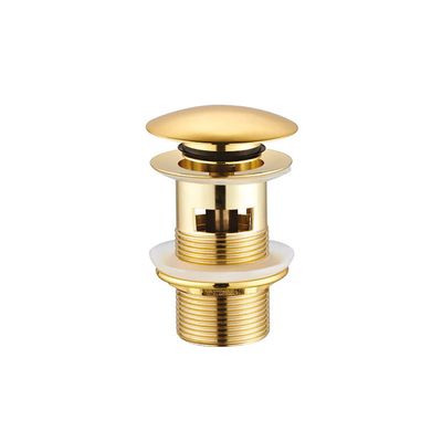 Afvoerplug BWS Design Wastafel Pop Up 76 mm Messing Goud