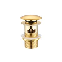 Afvoerplug BWS Design Wastafel Pop Up 76 mm Messing Goud