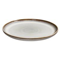 Leen Bakker - Dinerbord Camille - - - Ø25,5 Cm - Stoneware - Beige - B2.3 Cm