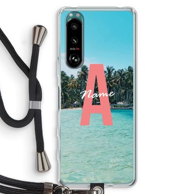 Pacific Dream: Sony Xperia 5 III Transparant Hoesje met koord