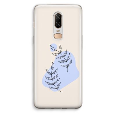 Leaf me if you can: OnePlus 6 Transparant Hoesje