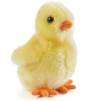 Living Nature - Pluche kuikentje - geel - 12 cm - knuffel - paaskuiken - speelgoed