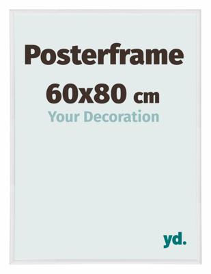 Posterlijst 60x80cm Wit Hoogglans Kunststof Paris
