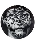 Fornasetti printed plate - Noir