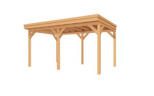 Buitenverblijf EASYLINE Plat dak - 500x300 cm - Bouwpakket- Plat dak- - YARD Outdoor