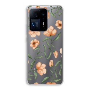 Peachy flowers: Xiaomi Mi Mix 4 Transparant Hoesje