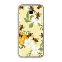 No flowers without bees: Samsung Galaxy J4 Plus Transparant Hoesje