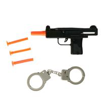 LG Imports Politie speelgoed set - pistool met accessoires - verkleed rollenspel - plastic - voor kinderen   -