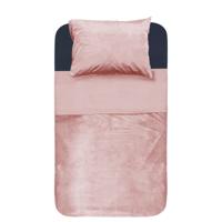 Sleeptime Velvet Piping Soft Pink 140 x 220 cm
