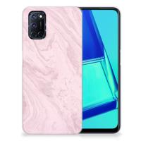 OPPO A52 | A72 | TPU | Siliconen hoesje | Marble Pink - Origineel Cadeau Vriendin
