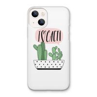I love cacti: iPhone 13 mini Transparant Hoesje