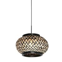 Steinhauer HanglampNox Light met bamboe kap Ø23cm - 4538ZW