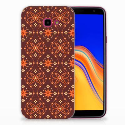 Samsung Galaxy J4 Plus (2018) | TPU bumper | Batik Brown