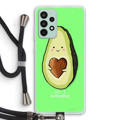 Avocuddle: Samsung Galaxy A52s 5G Transparant Hoesje met koord