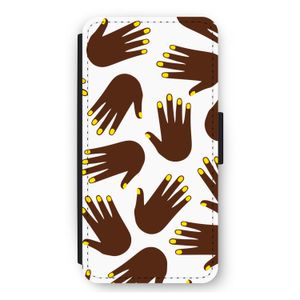 Hands dark: iPhone 11 Flip Hoesje