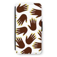 Hands dark: iPhone 11 Flip Hoesje