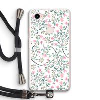 Sierlijke bloemen: Pixel 3 XL Transparant Hoesje met koord