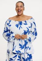 Yoek Top FIORELLINA | Indigo | Maat 42/44