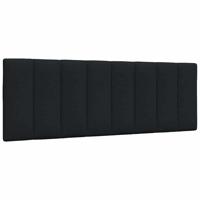 Hoofdbordkussen "Hanko" 140 cm stof zwart Hoofdbordkussen "Hanko" 140 cm stof zwart